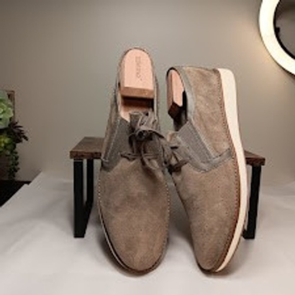 b.o.c. Born Concept Oxford Men 11 Taupe Good Perforated Suede Z38817